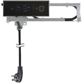  Blade Series Model 1514-110, Docking Drawer (2) AC (15 AMP @ 120VAC) and (2) USB-A Port (3.6 AMP @ 5VDC) Outlet in Black