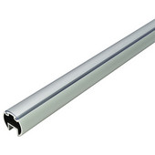  ''Synergy Elite'' Loox Lighted Wardrobe Tube, with Clear Insert (does not include LED strip), Aluminum Matt, 48'' or 96'' Length