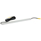  LED2068 Surface Mounted 12'' Length Light Bar, Silver 2103 Profile, 3000K Warm White, 2.9 Wattage, with In-Line Dimmer Switch, Linkable