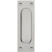  Square Flush Pull, Without Hole, Matt Stainless Steel, 4-23/32'' x 1-37/64'' (120 x 40mm)