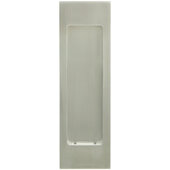  Sliding Door Pocket Door Lockcase with Dust-Proof Strike in Satin Nickel Plated, 2-3/8'' W x 7-7/8'' H