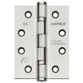  Startec Full Mortise Hinge with Non-removable Pin & Square Flange, Matt Stainless Steel, 3''W