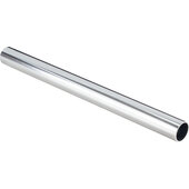  8' 1-1/16'' Diameter Round Steel Closet Rod In Chrome, 1-5/16'' Diameter