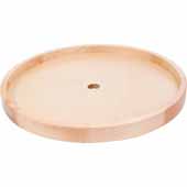  18'' Diameter Round Wooden Lazy Susan with Hole