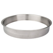  12'' Diameter x 2'' Height Brushed Stainless Steel Trash Can Ring