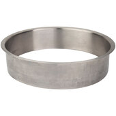  8'' Diameter x 2'' Height Brushed Stainless Steel Trash Can Ring
