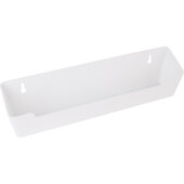  11'' Plastic Tip-Out Tray (ONLY) for Sink Front In White, 11'' W x 2'' D x 3'' H