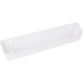  14'' Plastic Tip-Out Tray (ONLY) for Sink Front In White, 14'' W x 2'' D x 3'' H