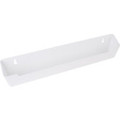  14'' Slim Depth Plastic Tip-Out Tray for Sink Front In White, 14'' W x 1-9/16'' D x 3'' H