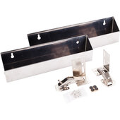  11'' Tip-Out Tray Kit for Sink Front In Stainless Steel, 11'' W x 2'' D x 3'' H