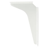  8'' D x 12'' H White Workstation Steel Bracket, Sold as Pair, Load Rated Capacity: 375 lbs