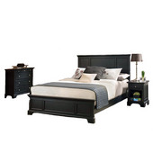 Bedford Black King Bed, Night Stand, and Chest