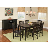 Arts & Crafts Dining Table & 6 Chairs