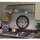  Select 10'' 1900 Series Cabinet Mount Range Hood with 7'' Duct, 425 - 750 CFM, Different Widths & Finishes Available