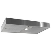  42'' Ventilator Power Pack with 7'' Round Duct, 360 CFM, Stainless Steel, 40-3/8'' W x 18-1/8'' D x 6'' H