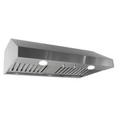  Under Cabinet Range Hood with Air Ring Fan, 400 CFM, Different Sizes & Finishes Available