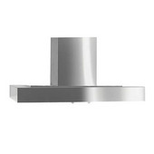  Contemporary Slim Line Island Range Hood with Dual or Twin Blower & Slim Baffle Filters, 675 - 1370 CFM, Available in Numerous Sizes & Finishes