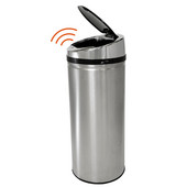 
 13 Gallon Round Stainless Steel Automatic Sensor Touchless Trash Can