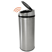  8 Gallon Round Stainless Steel Automatic Sensor Touchless Trash Can