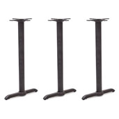  Cast Iron Sled Base for Tables 120'' to 144'' in Width, Bar Height, Set of 3