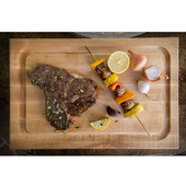 Professional Reversible BBQ Cutting Board, 18''W x 12''D x 1-1/2''H