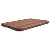  4-Cooks Beveled Edge Cutting Board, Reversible with Finger Grip Cut-Out in American Black Walnut, 17'' W x 12'' D, 1'' Thickness, Pack of 6