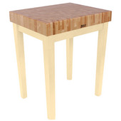  Chef Block, 30'' W x 24'' D x 36'' H, 4'' Thick, Natural Maple