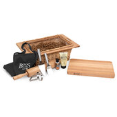  Pastry Chef Basket Gift Pack, 9-Piece with 212 Northern Hard Rock Maple Cutting Board