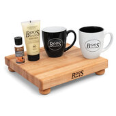  Coffee Companion Starter Gift Pack, 5-Piece with B12S Northern Hard Rock Maple Cutting Board with Bun Feet