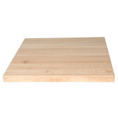  Soft Maple Butcher Block Table Top, Square, Flat Grain, 1/4'' or Double Radius Edge, Different Sizes Available