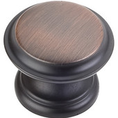  Cordova Collection 1-3/8'' Diameter Round Cabinet Knob in Brushed Oil Rubbed Bronze