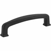  Milan Square 1 Center-to-Center Cabinet Pull in Matte Black, 3-3/4'' W