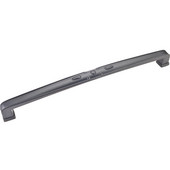  Milan 2 Collection 12-13/16'' W Decorated Cabinet Appliance Pull in Gun Metal