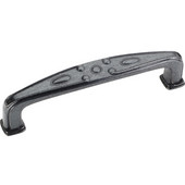  Milan 2 Collection 4-1/4'' W Decorated Cabinet Pull in Gun Metal