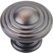  Bremen 2 Collection 1-1/4'' Diameter Round Ring Cabinet Knob in Brushed Oil Rubbed Bronze