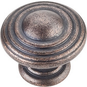  Bremen 2 Collection 1-1/4'' Diameter Round Ring Cabinet Knob in Distressed Oil Rubbed Bronze