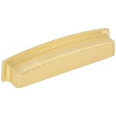  Renzo Collection 5-7/8'' W Square Cabinet Cup Pull, Square to Center 128 mm (5''), Brushed Gold