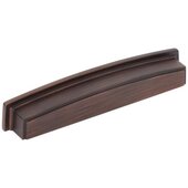 Renzo Collection 7-1/8'' W Square Cabinet Cup Pull, Square to Center 160 mm (6-1/4''), Brushed Oil Rubbed Bronze