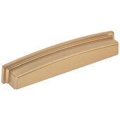  Renzo Collection 7-1/8'' W Square Cabinet Cup Pull, Square to Center 160 mm (6-1/4''), Satin Bronze