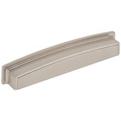  Renzo Collection 7-1/8'' W Square Cabinet Cup Pull, Square to Center 160 mm (6-1/4''), Satin Nickel
