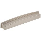  Renzo Collection 8-3/8'' W Square Cabinet Cup Pull, Square to Center 192 mm (7-1/2''), Satin Nickel