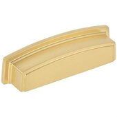  Renzo Collection 4-5/8'' W Square Cabinet Cup Pull, Square to Center 96 mm (3-3/4''), Brushed Gold