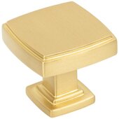  Renzo Collection 1-1/4'' Square Cabinet Knob, Brushed Gold