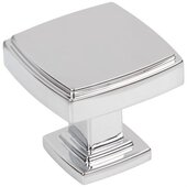  Renzo Collection 1-1/4'' Square Cabinet Knob, Polished Chrome