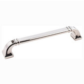  Ella Collection 7-1/16'' W Decorative Cabinet Pull in Polished Nickel, Center to Center: 160mm (6-1/4'')