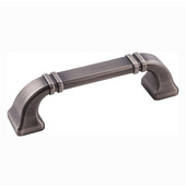  Ella Collection 4-1/2'' W Decorative Cabinet Pull in Brushed Pewter, Center to Center: 96mm (3-3/4'')