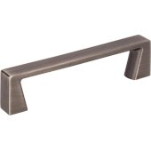  4-1/4'' Width Boswell Cabinet Pull in Brushed Pewter, Center to Center: 96mm (3-3/4'')