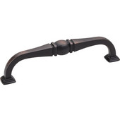  Katharine Collection 5-11/16'' W Decorative Cabinet Pull in Brushed Oil Rubbed Bronze, 5-11/16'' W x 1-7/16'' D, Center to Center 128mm (5'')