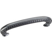  Symphony Collection 4-9/16'' W Art Deco Cabinet Pull in Gun Metal