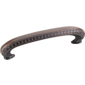  Symphony Collection 4-9/16'' W Art Deco Cabinet Pull in Brushed Oil Rubbed Bronze